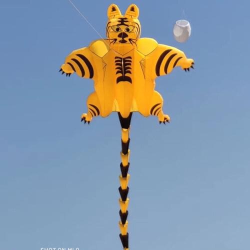 Soft kite Outdoor toys soft kite Single line kite rainbow big kite outdoor fun inflatable kite windsock pendants soft tiger
