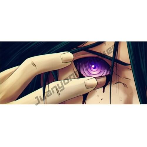 Ninja Uchiha Madara Rinnegan Car Sticker for Phone Bumper Guitar Scratch-proof Windshield Trunk Vinyl Decal Decoration PVC13x6cm