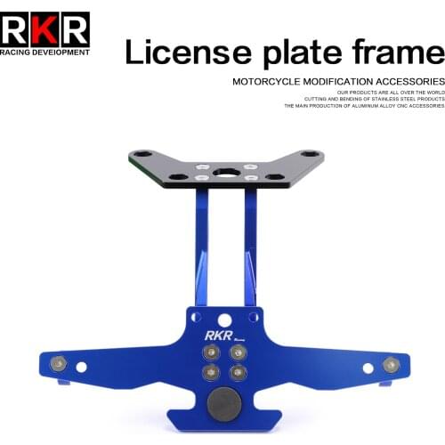 It is suitable for Suzuki gsx250r modified license plate frame with folding and adjustable rear tail