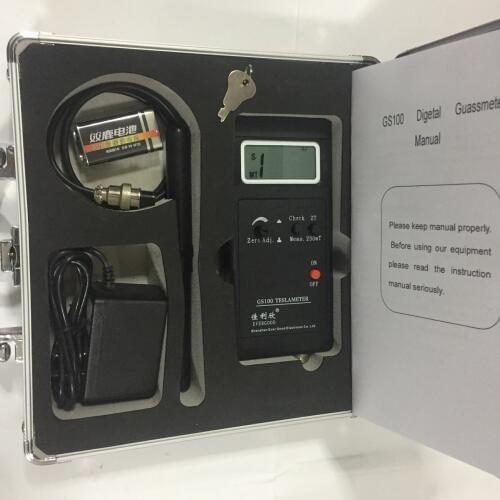 Professional Magnetic Measurement Gaussmeter GS100 Tesla Meter 2000mt