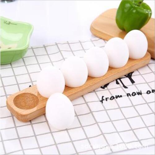 Simple style Wooden Egg Storage Box Home kitchen egg tray Home Organizer Rack Eggs Holder Kitchen Tool Decor Accessories