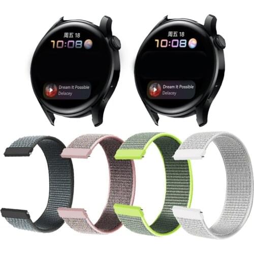 Nylon Loop Straps For Huawei Watch 3 46MM/3 Pro 48MM GT 2 Pro/GT2 46MM Smart Watch Band Women Wristbands For Honor Magic Correa