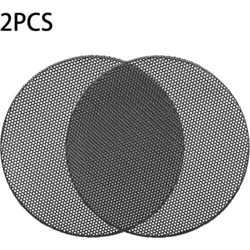 2Pcs For 1"/2"/2.5"/3"/3.5"/4"/5"/6"/8" inch Speaker Conversion Net Cover Car Audio- Decorative Circle Metal Mesh Grille Protect