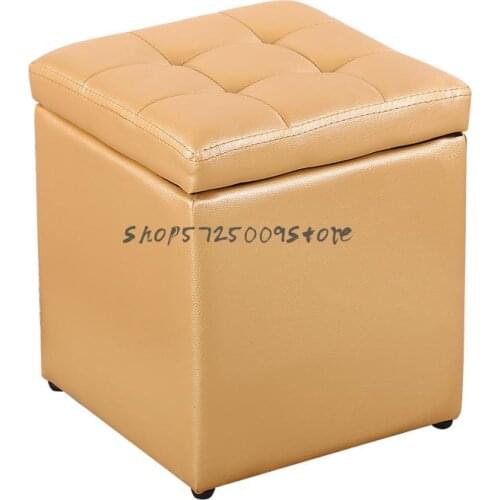 European-style solid wood shoe changing stool clothing store sofa stool storage storage stool long stool bed end stool household