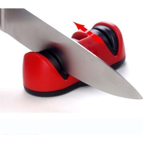 Two Stages Stainless Steel Knife Diamond Sharpener Professional Diamond Stone Suction Cup Tone Household Kitchen Tools KC1208