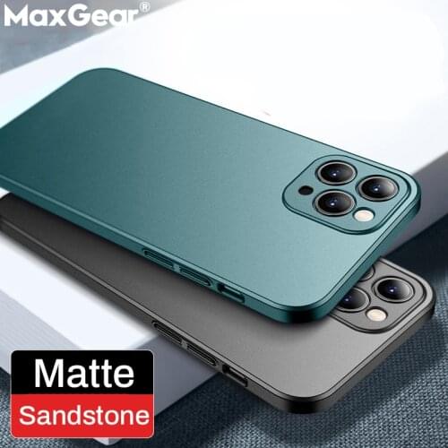 Ultra Thin Slim Matte Sandstone Phone Case For iPhone 11 Pro Max 12 Mini XS XR X 7 8 Plus SE 2020 Shockproof Armor Hard PC Cover