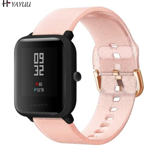 YAYUU 20MM Silicone Bands For Amazfit GTS/GTS 2/GTS 2 mini/GTR 42mm Band Replacement Watch Straps For Amazfit Bip Bracelet
