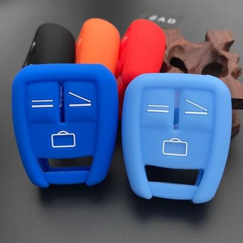 ZAD silicone Car Key Cover fob skin Case For Opel Vauxhall Vectra Astra Z Zafira Vectra Tigra Omega Signum Frontera car styling