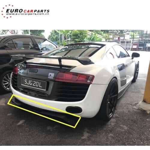 R8 LB performance rear diffuser fit for AD R8 to LB WORKS style R8 Artisan style carbon fiber diffuser for R8 3pcs carbon fiber