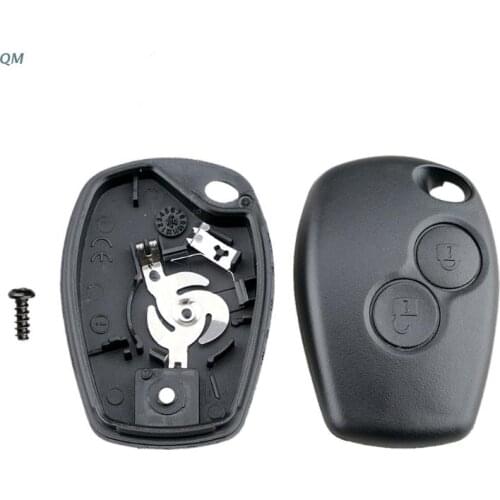 13MF Durable Lightweight Automotive 2 Button Remote Key Fob Case Shell for Twingo