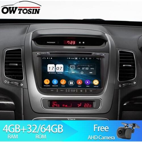 Owtosin 1280*720 2 Din Android 9.0 Car DVD Radio For Kia SORENTO 2012 2013 2014 2015 Car Multimedia GPS Navigation DSP