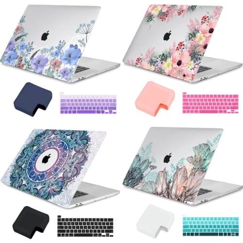 Case For Macbook Air 11 12 Pro Retina 13 15 16 Laptop Cover Bag Mac book 13.3 2020 Touch bar Screen Film+Charger Protect Case