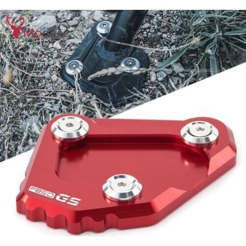For BMW F850GS F850 GS F 850 GS 2018 2019 2020 Motorcycle CNC Aluminum kickstand sidestand stand extension enlarger pad