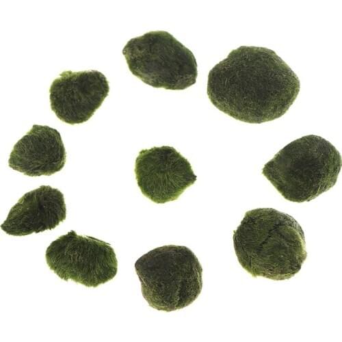 2CM-5CM Marimo Moss Ball Fake Stone Simulation PlantHome Office Plant Wall Decor DIY Decoration For Shop Window Hotel
