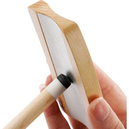 PERI Pool Cue Tip Repair Tool Professional Tip Repaire Maintenance Cue Tip Shaper Durable Pool Accessories For Snooker Black 8