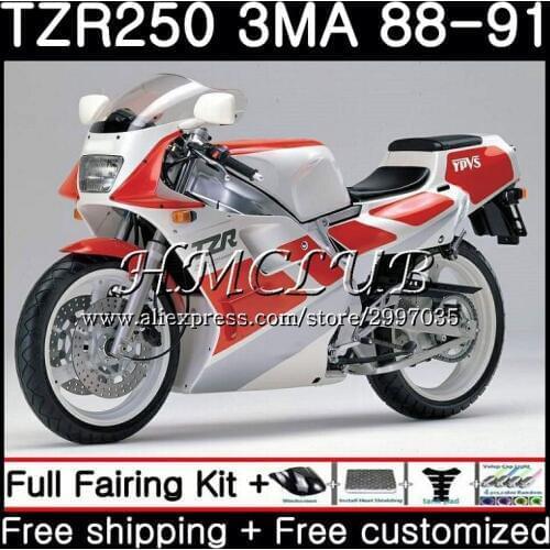 Body For YAMAHA Stock red TZR-250 3MA TZR 250 1988 1989 1990 1991 5HC.8 TZR250RR TZR250 RS RR YPVS TZR250 88 89 90 91 Fairing