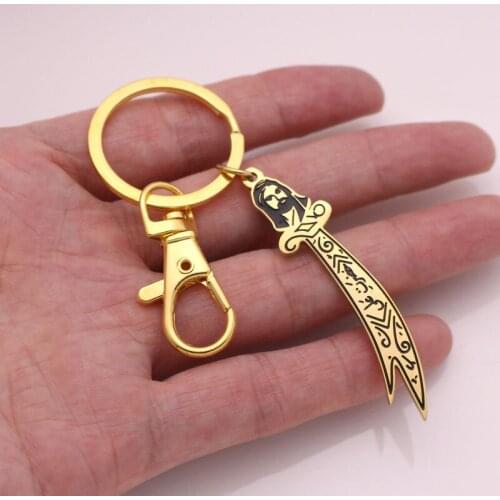 Muslim islam Zulfiqar Sword of Imam Ali key chains key ring