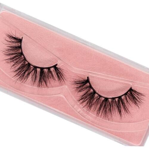 Mink Lashes 3D Mink Eyelashes 100% Cruelty free Lashes Handmade Reusable Natural Eyelashes Popular False Lashes Makeup E14