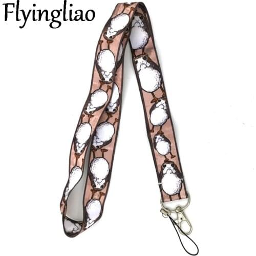 Penguin Neck Strap Lanyard keychain Mobile Phone Strap ID Badge Holder Rope Key Chain Keyrings Accessories Gift Webbings Ribbons