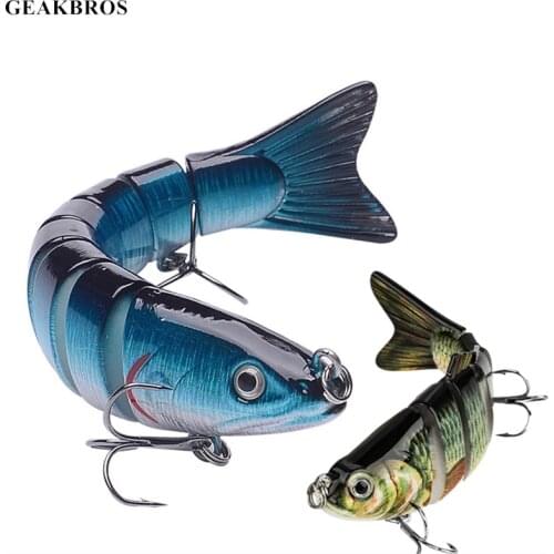 Fishing Bait Swimbaits Lures Sinking Hard Lure Fishing Tools 14cm 28g 17g 8 Segment For Bass, Trout, Pike, Perch Accessories