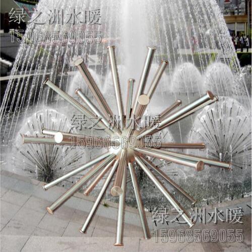 Direct selling high quality 1 inch crystal ball dandelion nozzle fountain head of waterscape landscape ball pool