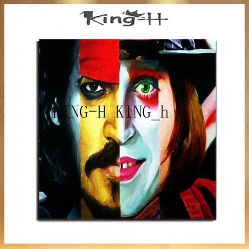 Hand Painted Abstract Figure Oil Paintings on Canvas Large Colorful Person Avatar Painting Modern Home Decor Wall Art Pictures