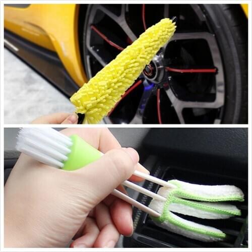 Car Wheel Wheel Tire Rim Cleaning Brush grill air outlet for Kia Provo K9 Cross Carens CUB Trackster Ray K2 Naimo Pro Venga