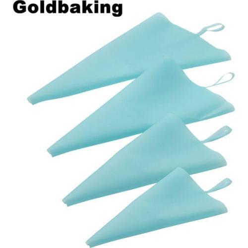 Silicone Reusable Icing Piping Bag Pastry Bag Cake Cream DIY Decor Tool