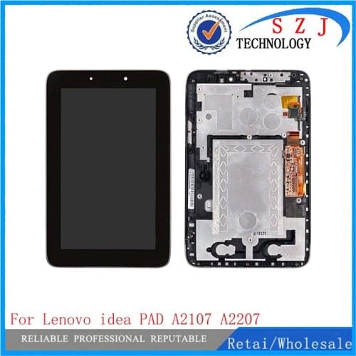 New 7'' inch For Lenovo Ideapad A2107 A2207 Replacement LCD Display Touch Screen Panel Digitizer Glass with Frame Assembly