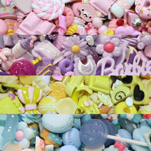 Fukubukuro Lucky Bag Mini Candy Food Clay Miniature Dollhouse Decoration Fairy Garden Home Decor DIY Accessories