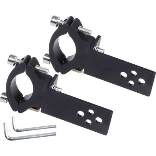 2Sets Universal Mount Tg11 Motorcycle Headlight Bracket Tube Fork Spotlight Holder Clamp for Cafer Racer Chopper Ect