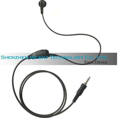 VOIONAIR 20pcs/lot Ear Bud Earphone Earpiece Headset Speaker Mic PTT for Yaesu Vertex VX-120 VX-170 VX-177 VX-6R VX-7E VXA-710
