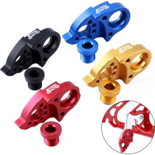MTB Mountain Bike Road Bicycle Rear Derailleur Hanger 40T/42T/46T/50T/56T Extension Extender Frame Gear Tail Hook With Bolt
