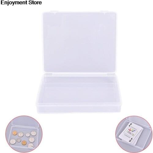 1PC Transparent Plastic Boxes Playing Cards Container PP Storage Case Packing Poker Game Card Box For Pokers