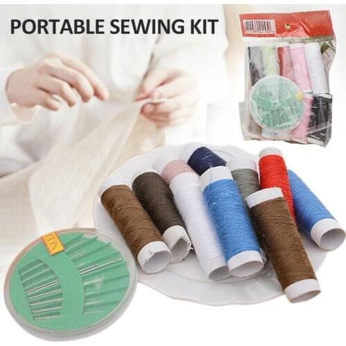 11pcs/set Sewing Accessories Portable Sewing Box Knitting Needle Quilting Thread Stitching Embroidery Craft Sewing Tool Supplies