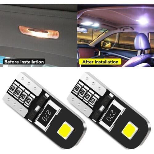 2Pcs W5W T10 LED Canbus Light Bulbs for UAZ 31512 3153 3159 3162 Simbir 469 Hunter Patriot
