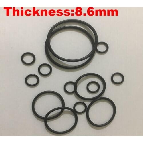2pcs 320x8.6 320*8.6 325x8.6 325*8.6 330x8.6 330*8.6 OD*Thickness Black NBR Nitrile Chemigum Rubber Seal O-Ring O Ring Gasket