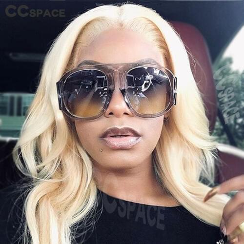 45509 Retro Oversized Women Sunglasses Fashion Shades UV400 Vintage Glasses