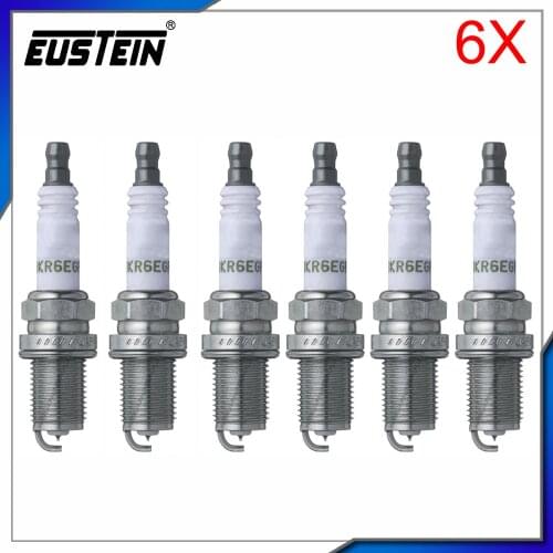 6PCS/LOT IRIDIUM SPARK PLUG for 5304 3764 BKR5EIX-11 FR8DC RC10YC BKR6EIX-11