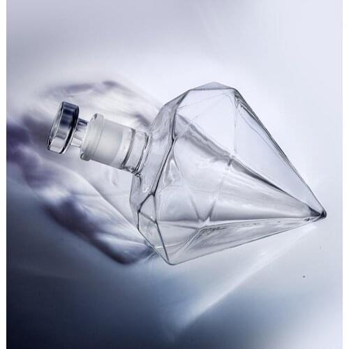 850ml Crystal Whiskey Decanter Luxurious Wine Wine Pourer Whisky Dispenser Holder Wooden Stand Bar Party Decoration