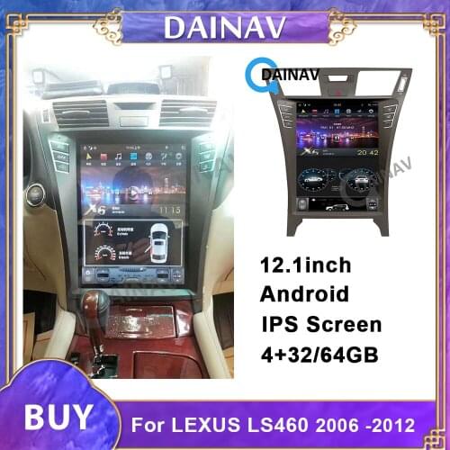 Vertical Screen Android Car Radio GPS Navigation For-LEXUS LS460 2006 2007 2008 2009 2010 2011 2012 Car Multimedia DVD Player