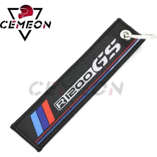 Motorcycle key hanger embroidered keychain key ring R1200GS F900XR F850GS F800GT F750GS F650GS C650 SPORT C600 SPORT Key pendant