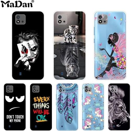 Realme C11 2021 Phone Case For Realme C20 Cover Coque Soft Protective Back Slim Thin Clear Silicone Cartoon Drawing