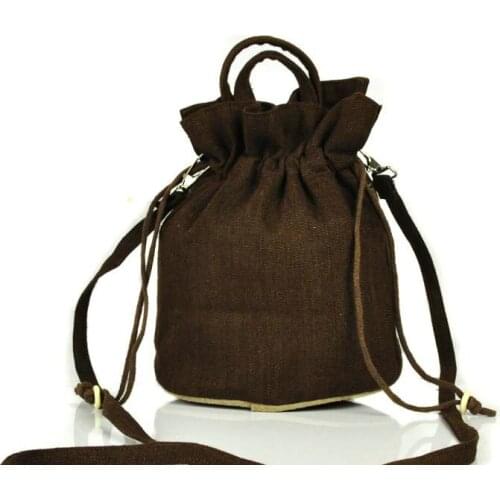 Yunnan ethnic wind restoring ancient ways of tow mini bag lady oblique satchel and draw string barrels pack