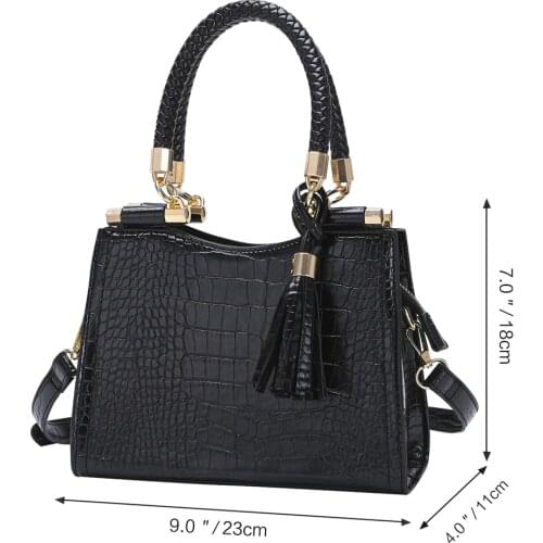 2021 France New Design Women Bag High Quality Retro Tassels Handbag Fashion Female Bag PU Leather Shoulder Bag Sling Bag