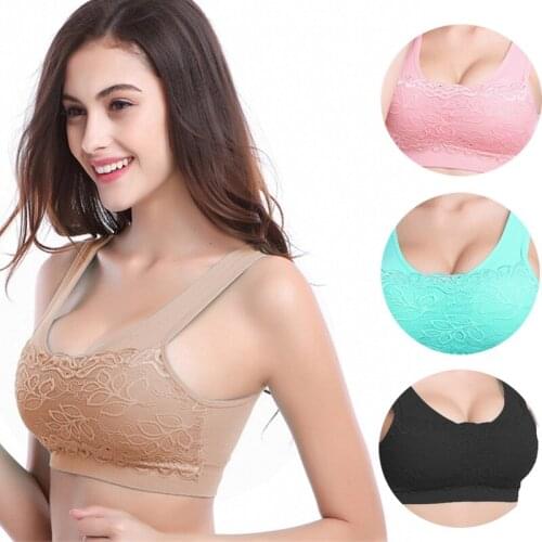 Hot Full Cup Sexy Lace Bras For Women Push Up With Pads Bralette Lingerie Ultrathin Brassiere Underwear Fitness Sleeping Bras