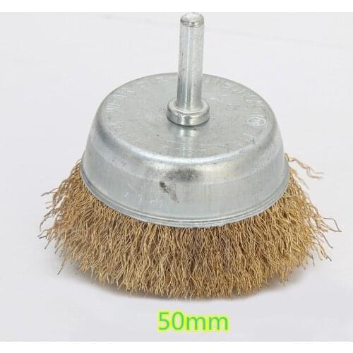 Steel Wire Wheel Brush Dremel Accessories Rotary Tool Electric Tool for the engraver abrasive materials 50mm 1pcs