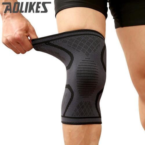 Men Fitness Elbow Knee Pads Running Cycling Knee Support Braces Elastic Sport Compression Knee Pad Sleeve for Basketball