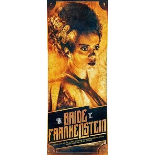Bride of Frankenstein METAL TIN SIGN POSTER WALL PLAQUE