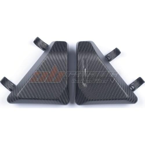 Motorcycle Side Mid Frame Triangle Knee Pad Fairing Carbon Fiber For KTM 1290 Super Duke R 2014-2019